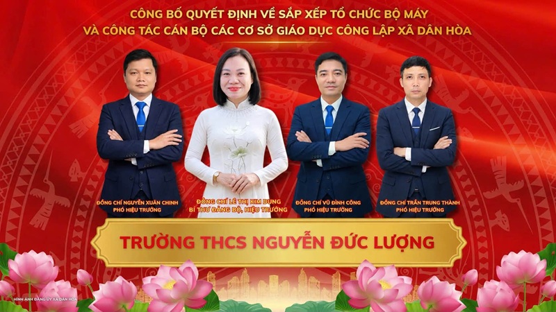 Công bố thành lập trường