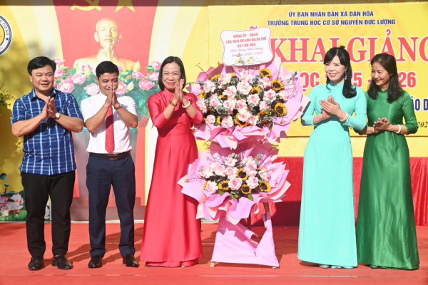 ​ TRƯỜNG THCS NGUYỄN ĐỨC LƯỢNG TƯNG BỪNG KHAI GIẢNG NĂM HỌC MỚI 2025 – 2026 ​