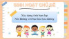 Giờ sinh hoạt Đội theo chủ đề “Xây dựng tình bạn đẹp, nói không với bạo lực học đường”