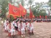 Đội nghi thức trường THCS Dân Hòa