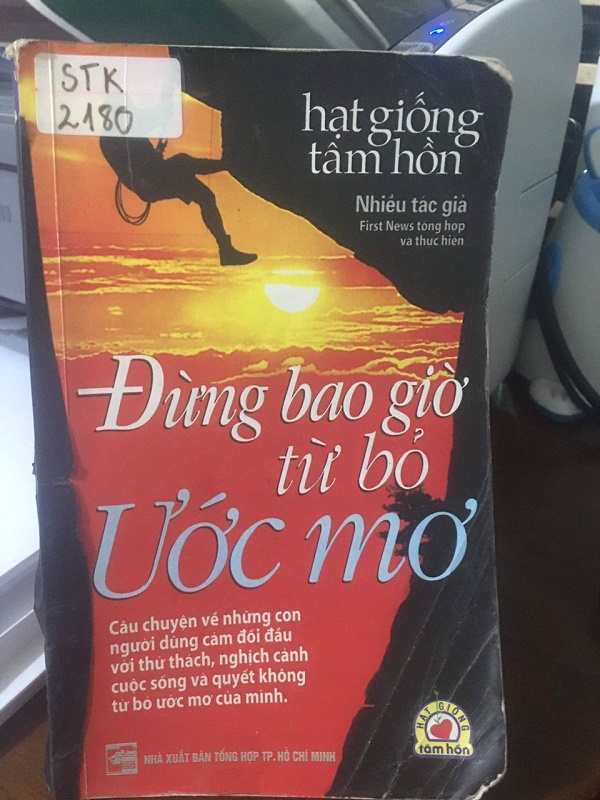 Cuốn sách "Đừng bao giờ từ bỏ ước mơ"